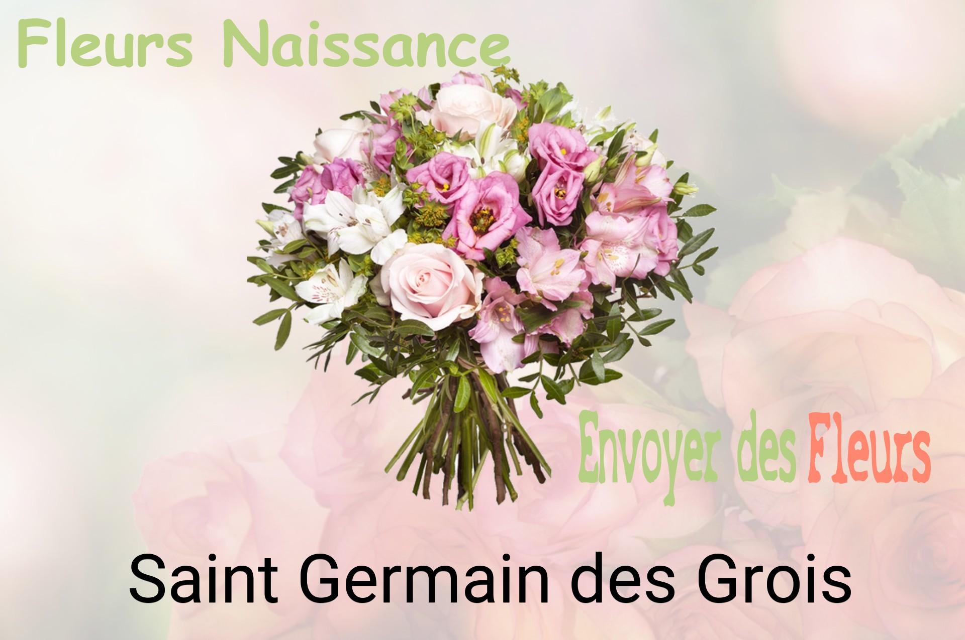 Bouquet de fleurs de naissance livré à Saint-Germain-des-Grois